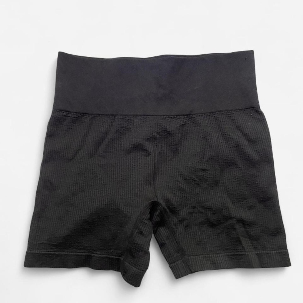 Black Women's High-Waisted Shorts